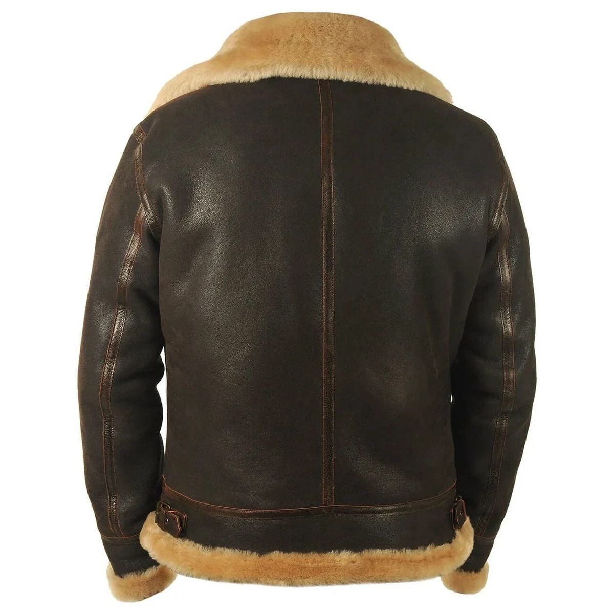 Men’s Shearling Aviator Leather Jacket